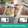 Hansgrohe Zesis M33 kitchen faucet with pull-out spray, chrome