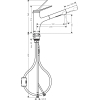 Hansgrohe Zesis M33 kitchen faucet with pull-out spray, chrome