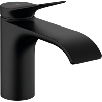 Hansgrohe Vivenis Einhebel-Waschtischarmatur 80, Schwarz-Matt