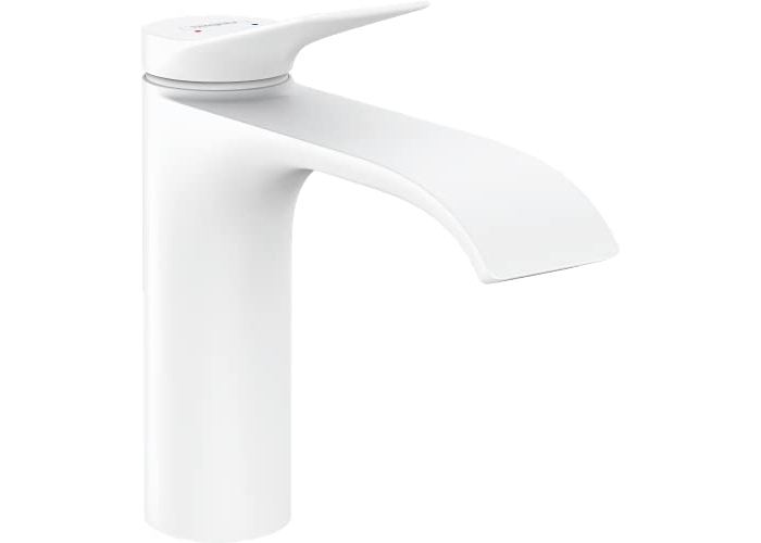 hansgrohe Vivenis basin mixer with pull rod and water-saving function, matte white hansgrohe Vivenis basin mixer with pull rod and water-saving function, matte white