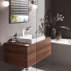 hansgrohe Vivenis basin mixer with pull rod and water-saving function, matte white