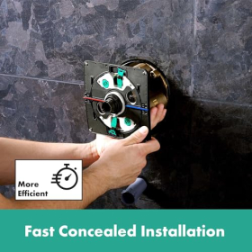Dusche Einhand-Mischer DuoTurn S für 2 Funktionen, Elegantes Chrom