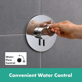 Dusche Einhand-Mischer DuoTurn S für 2 Funktionen, Elegantes Chrom