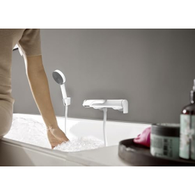 Смеситель Hansgrohe Vivenis для ванны, одно lever, матовый белый