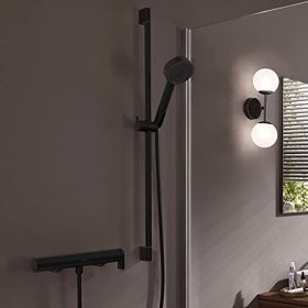 Mezclador monomando de ducha Hansgrohe, negro mate
