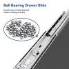 VADANIA Heavy Duty Drawer Slides with Lock, Full Extension, 1 Pair