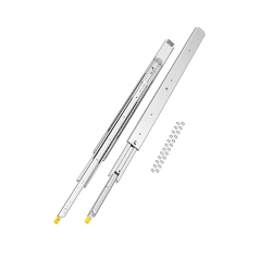 VEVOR Correderas Dobles para Cajones, Con Bloqueo, 1150 mm