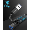 USB 3.0 Verlängerungskabel USB-A Stecker auf USB-A Buchse, 1,2 m