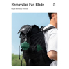 JISULIFE Campingventilator – 8000 mAh, USB-Aufladung, 4 Geschwindigkeiten