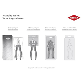 Alicates de precisión electrónicos KNIPEX Super Knips 78 61 125, bruñidos.