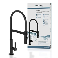 Schütte 79147 Смеситель для раковины Miami, матовый черный