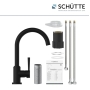 Kitchen mixer Schütte Cornwall 79169, black, low pressure