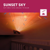 Zazu Tim the Turtle Projector - Portable Bedside Lamp for Baby's Snooze | Sunset Sky Projector | 3 Soothing Melodies | Soft Brightness | Cry Sensor