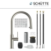 Grifo de cocina SCHÜTTE Blackpool con ducha extraíble y 360°