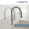 Grifo de cocina SCHÜTTE Blackpool con ducha extraíble y 360°