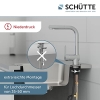 Schütte London - Grifo de cocina para caldera con ducha extraíble, cromado, giratorio 360° (79719)