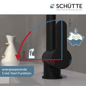 Смеситель Schütte London низкого давления с выдвижной душевой головкой