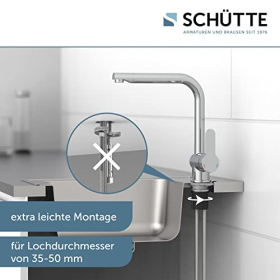 SCHÜTTE RIO 79816 Змішувач для кухні Chrome 360° 