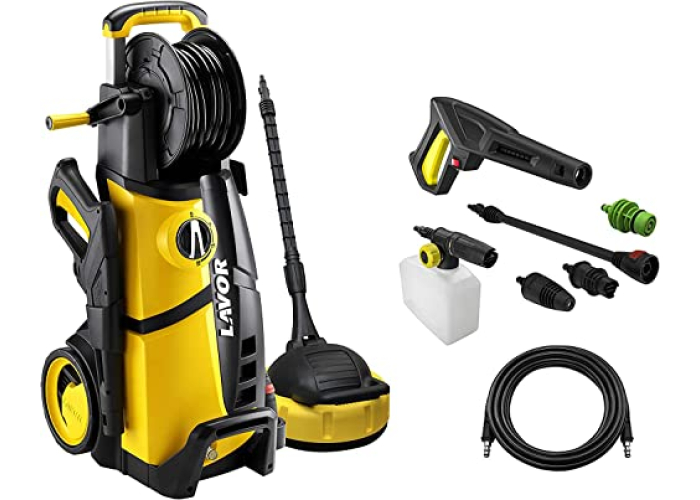 Мийка високого тиску Lavor LVR4 PLUS 160 WPS 160 бар з котушкою для шланга Мийка високого тиску Lavor LVR4 PLUS 160 WPS 160 бар з котушкою для шланга