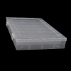 VORCOOL Sortierbox, transparente Schmuckkästchen, Perlenbox, Schmucktablett mit 28 Fächern