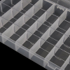 VORCOOL Sortierbox, transparente Schmuckkästchen, Perlenbox, Schmucktablett mit 28 Fächern
