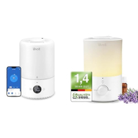 Levoit 3L Top-Fill Humidifier, 360° Nozzle, Cool Mist, Night Light