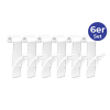 Heizkörperhaken WENKO, 6er-Set, transparent
