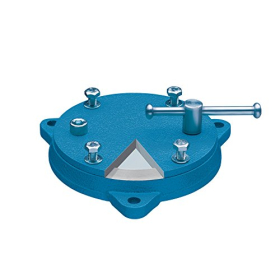 Base giratoria Brockhaus para tornillo de banco: estable, precisa y duradera