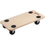 Meister transport trolley 590 x 290 mm, 200 kg, plywood, PP, 822110