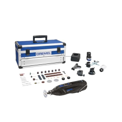 Dremel 8260 Akku-Werkzeug, 12 V 3 Ah, 65 Teile, 5 Zubehörteile, bürstenloser Motor