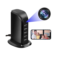 KAGMY Hidden Spy Camera, Advanced 1080P HD WiFi USB Charger, 5 Port Spy Camera