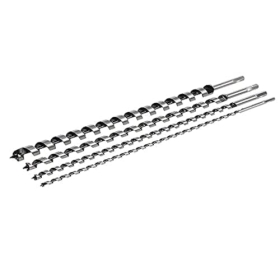 Silverline Tools 868516 Lange Spiralbohrer, 4 Stück (8–24 mm)