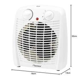 Bestron electric heater, white