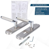 Alpertec Door Hardware Upgrade Set Stainless Steel, Bicolor, Door Handle for Interior Doors