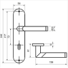 Alpertec Door Hardware Upgrade Set Stainless Steel, Bicolor, Door Handle for Interior Doors
