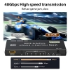 BolAAzuL 8K HDMI 2.1 Switch 4K 120 Гц, HDMI Switch 5 в 1 выход 8K при 60 Гц 4K при 120 Гц 2K при 144 Гц, HDMI 2.1 Splitter 5-Port с ИК-пультом дистанционного управления, HDMI 5x1 HDR, 48 ГБ/с, CEC, Dolby Vision для Xbox PS5 PC TV