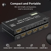 BolAAzuL 8K HDMI 2.1 Switch 4K 120 Гц, HDMI Switch 5 в 1 выход 8K при 60 Гц 4K при 120 Гц 2K при 144 Гц, HDMI 2.1 Splitter 5-Port с ИК-пультом дистанционного управления, HDMI 5x1 HDR, 48 ГБ/с, CEC, Dolby Vision для Xbox PS5 PC TV