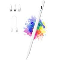 Stylus Pen for Touchscreens POM Tip Tablet Pen Rechargeable Pad Pen Capacitive Magnetic Tablet Pen for iPad/Pro/Air/Mini/Samsung Galaxy/Huawei/iOS/Android/Tablets
