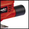 Einhell jigsaw - TC-JS 60/1. Low vibration, electronic speed control, tool-free saw blade change, soleplate for miter cuts up to 45°