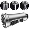 TinyYiko 3 Modes Shower Head Kitchen Faucet, Pull Out Kitchen Faucets, Replacement Shower Head, Dishwasher Replacement Head with High Pressure Flush Button, for Kitchen Faucet and Sink Faucet