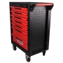 Tool trolley ECOline BLACK/RED with 7 drawers