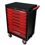 Tool trolley ECOline BLACK/RED with 7 drawers