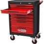 Tool trolley ECOline BLACK/RED with 7 drawers