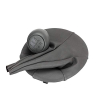 1neiSmartech Gear Shift Boot for 5-Speed Gear Lever, Grey, for Fiat