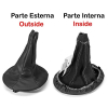 1neiSmartech Gear Shift Boot for 5-Speed Gear Lever, Grey, for Fiat