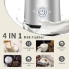 Elektrischer Milchaufschäumer, Milchaufschäumer zum Erhitzen von Milch, Aufschäumen von heißer & kalter Milch, Schokomilch, Kaffee, Latte, Cappuccino