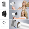 Professional Ionic Hair Dryer 2200W, Real Ionic Hair Dryer, 3 Temperatures, 2 Speeds, Ionic Dryer with Concentrator and Diffuser