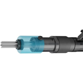Mini rectificadora de ranuras de agujas 9035M-6 – Hazet, 13 agujas de acero inoxidable, 3000 carreras/min