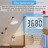 Medidor de electricidad para enchufe, medidor de electricidad para enchufe, medidor de electricidad para enchufe con 8 modos, medidor de costo de energía, LCD grande retroiluminado KWH Watt