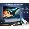 Magcubic Mini Projector Supports 4K, Full HD 1080P, 180° Rotatable Projector with 2.4/5G WiFi Bluetooth 5.0